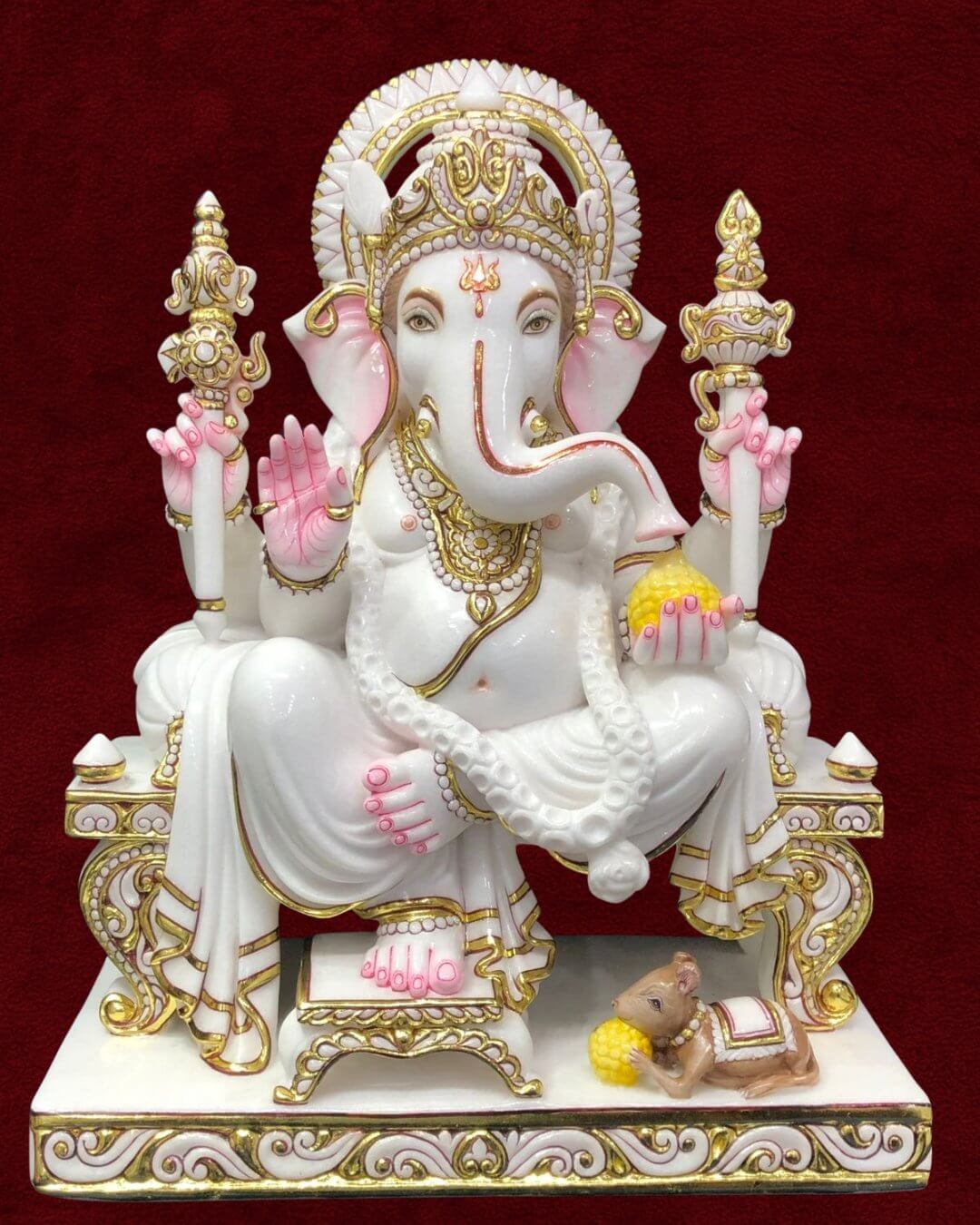 Marble Ganesh Ji - Style 2